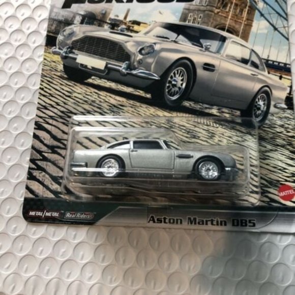 Hot Wheels Real Riders Fast & Furious Aston Martin DB5 Gray New with Defects - Picture 3 of 12